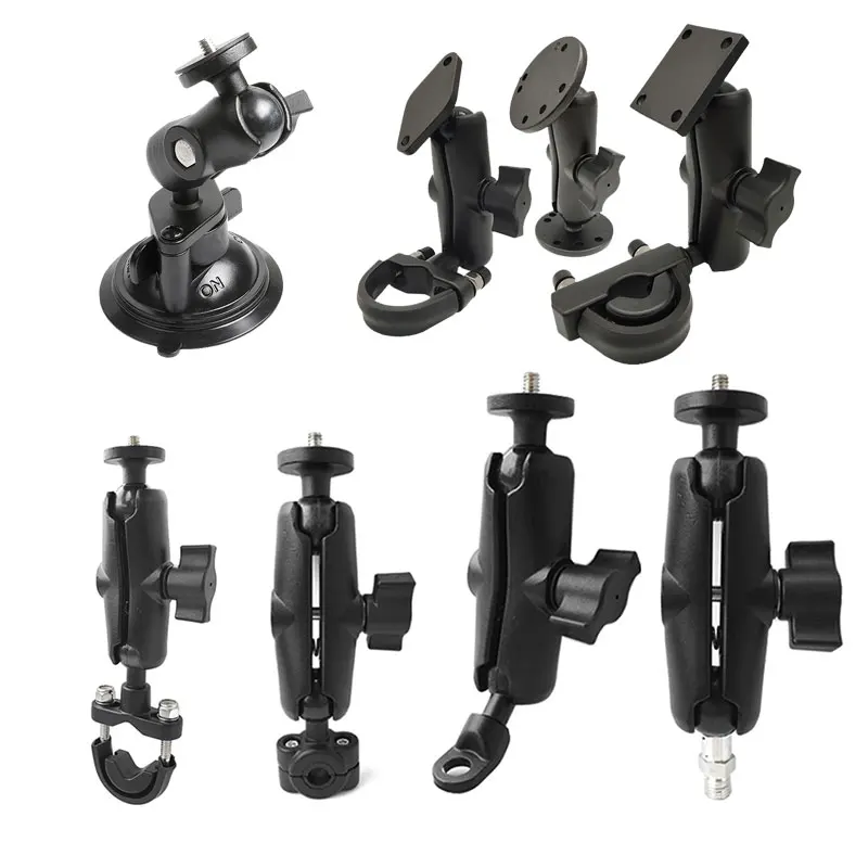 Adaptateur Boule 25mm Sur 25mm En Alliage Aluminium - Compatible RAM Mount GPS Moto Vélo