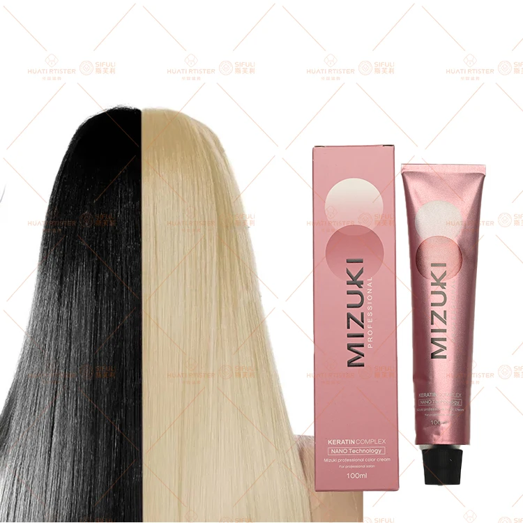 Alibaba.com: MIZUKI Hair Color Cream, Permanent Organic Hair Dye
