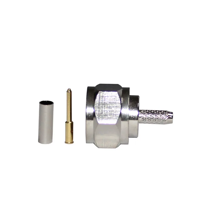 Hot Style F-C-J1.5 RF Connector Male F Connector Crimp RG316 and RG174 Cables