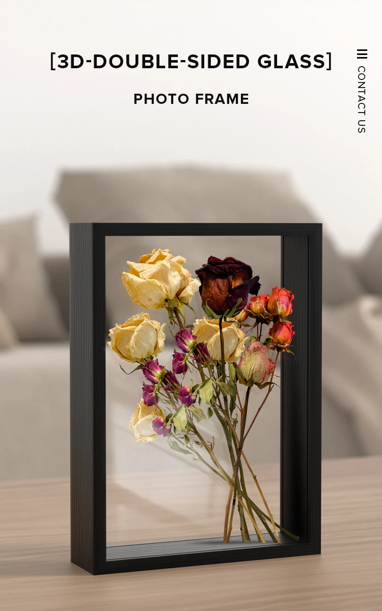 Double Sided Shadow Box Frames With Glass Acrylic Shadow Box Frames