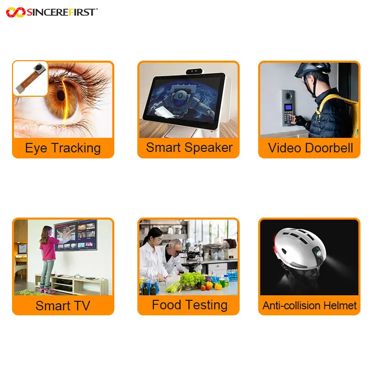 SincereFirst HDR IMX307 COMS image sensor 2MP 1080P 60FPS 30FPS camera module MIPI interface fixed focus module