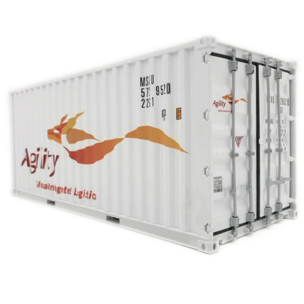 【A】30cm 1:20 Agility logistics 20GP container model manufactory container model O.A.S ship model