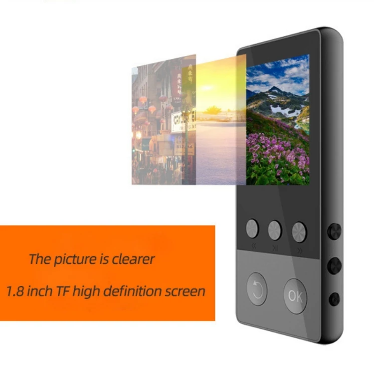 Best Quality M13 Support Recording , E-Book , TF Card 16GB High-Definition Noise Reduction Recorder Music MP4 Player