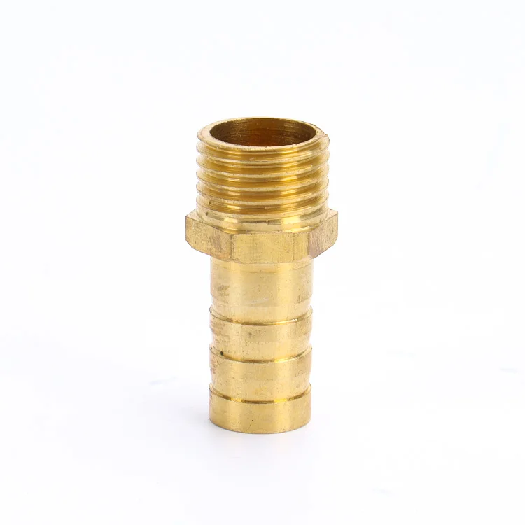 Brass Male Hose Barb Fitting Quick Connector Male Thread Pneumatic