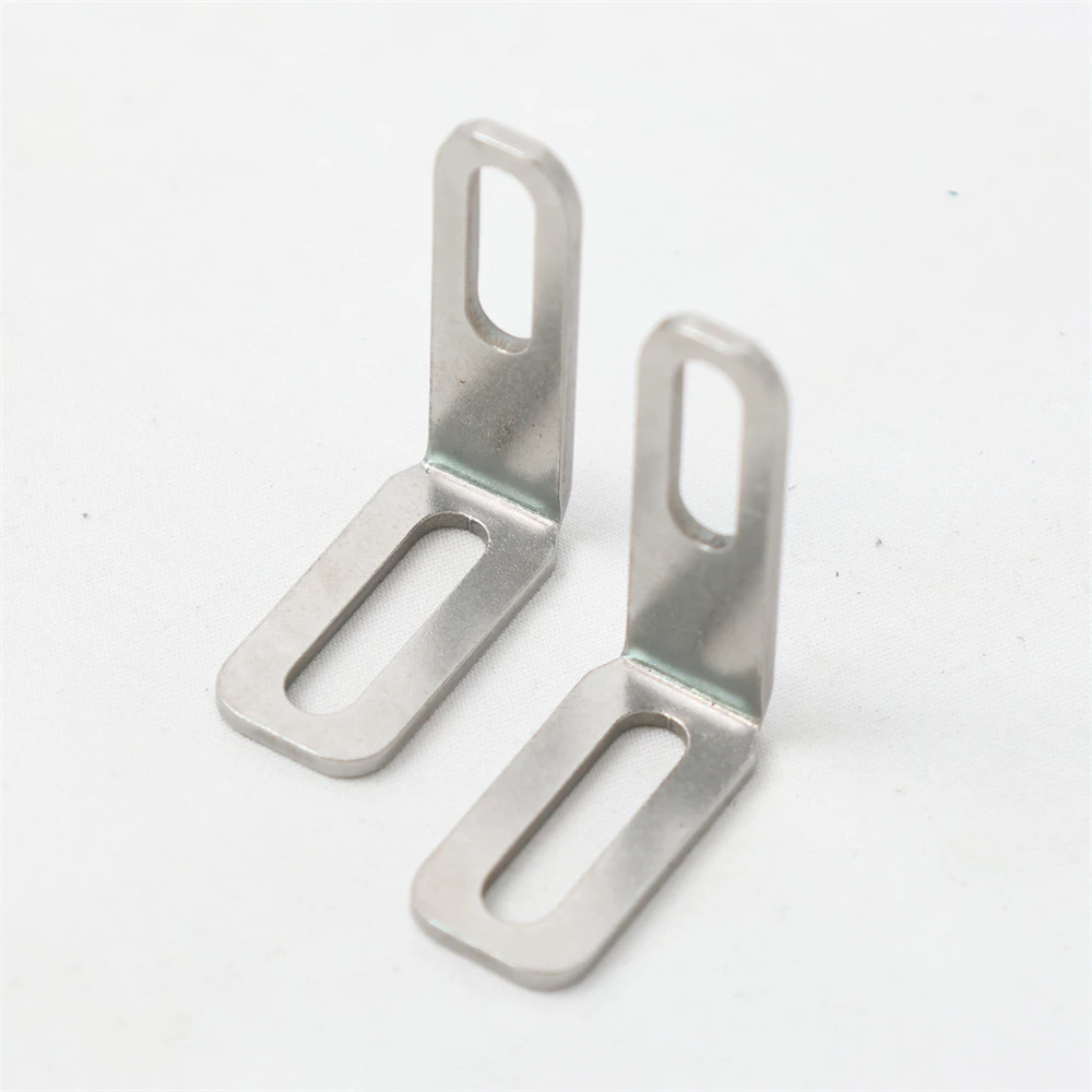 product universal motorcycle spotlight adjustment long hole double head 90 degree angle fixer connector l bracket angle iron piece-7