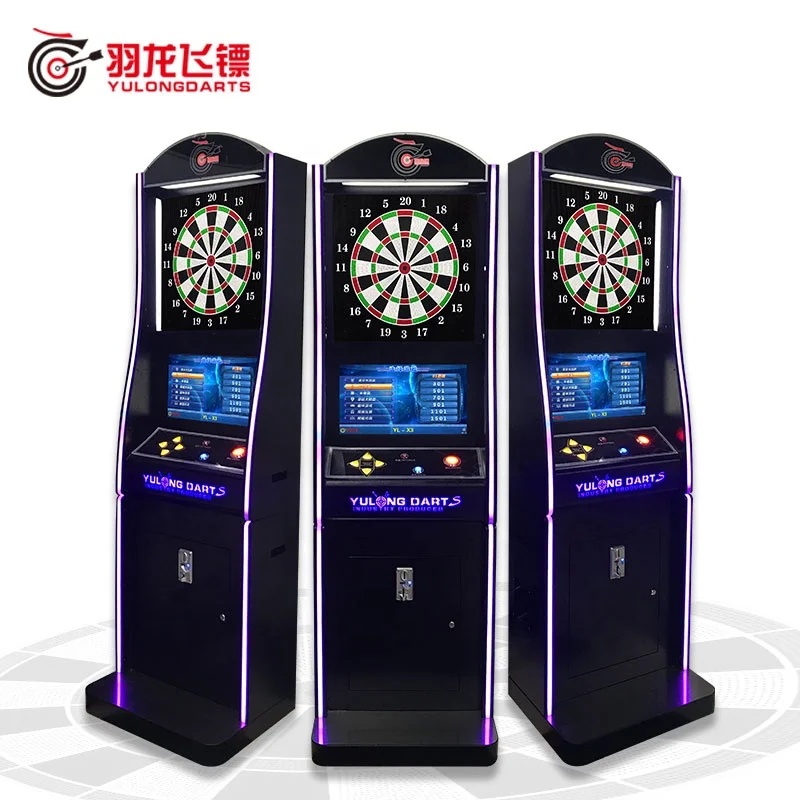 2021 manufacturer supplied minimalist-design international standard electronic darts machine with stereo and monitor