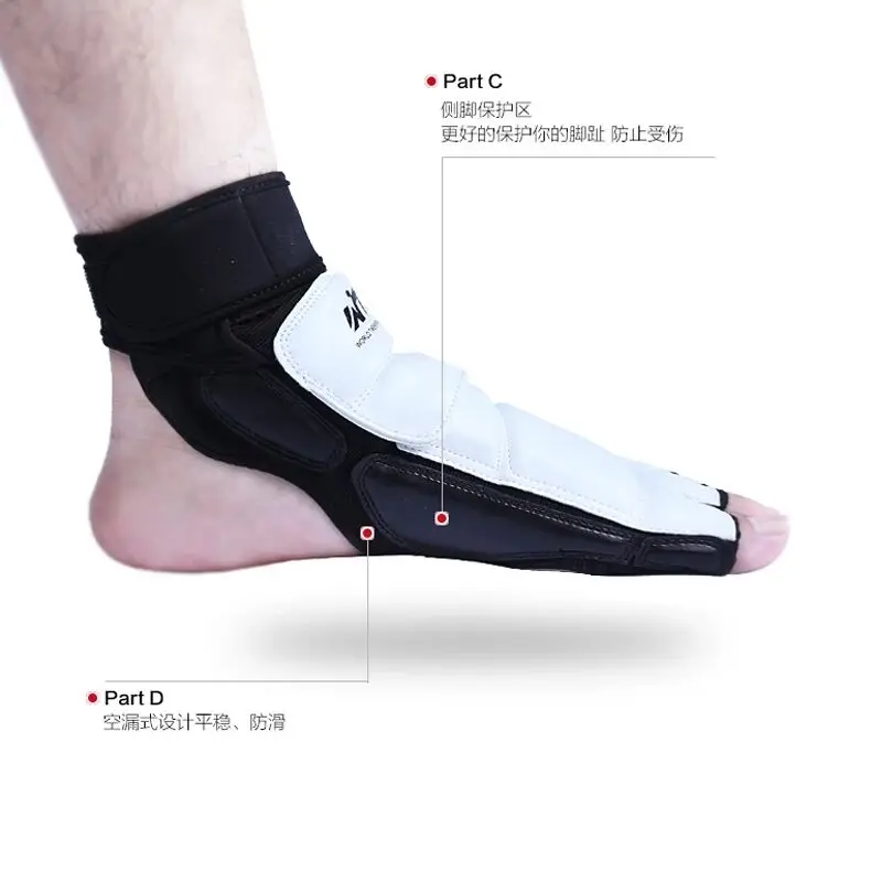 Factory Custom Taekwondo Foot Protector KTA Offical Competition Fighting Feet Guard Kicking Box Foot Gear Taekwondo Foot Gloves