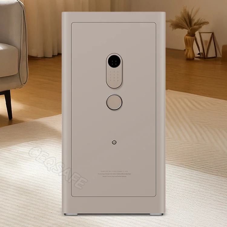 CEQSAFE TUYA APP Wi-fi Anti-Theft SteeL Office Home Safe Alarm Button Fingerprint Fireproof Simple Password Safes Box details