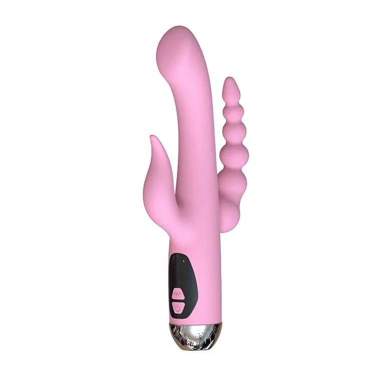 LCD Display Rabbit  G-spot Clitoris Anal Vibrator Sex Toys for Women