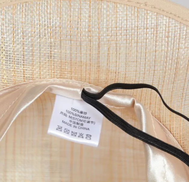 Wholesale Elegant Quality Philippines Lady Church Sinamay Party Hats Sinamay Wedding Hats
