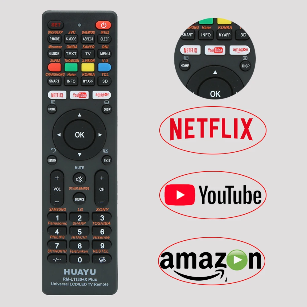 Best Selling Universal All Brands Smart Tv Remote Control For Led Lcd