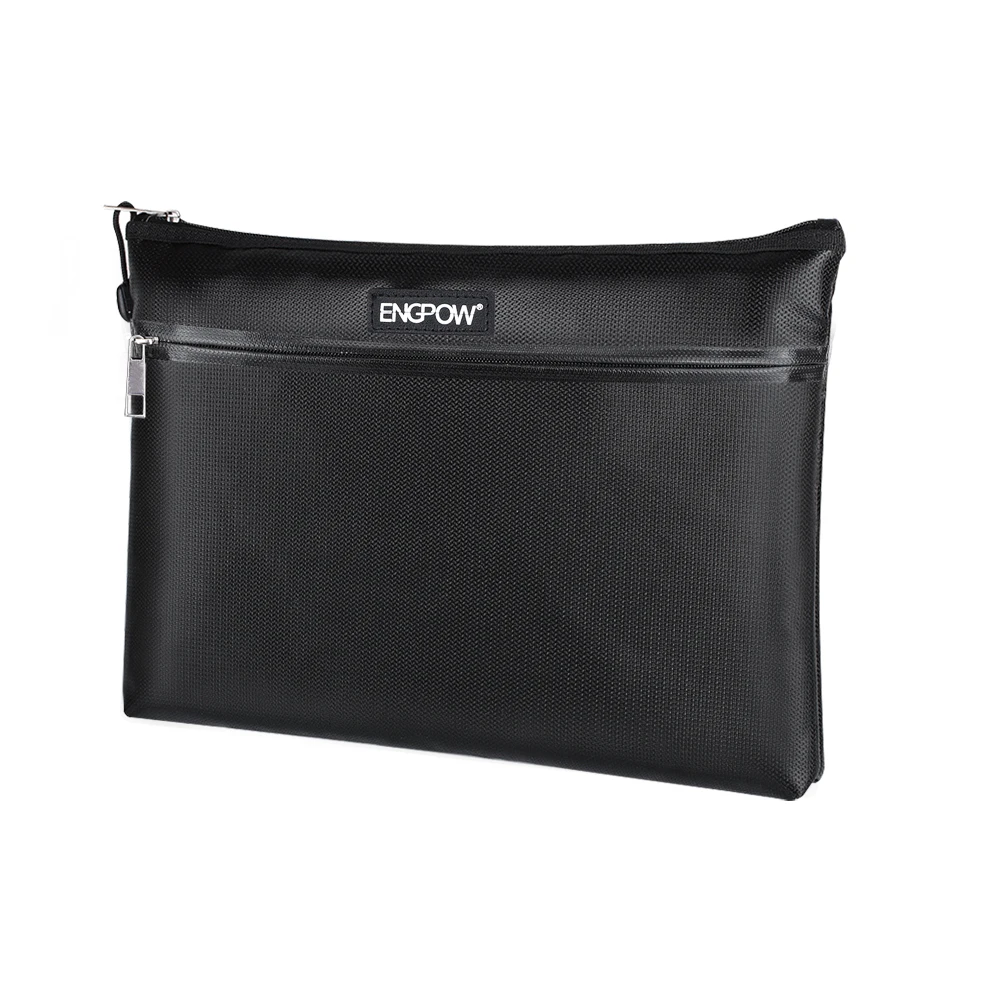 High Quality Document File Collection Bag for Office Fireproof Waterproof Document Bag Tablet Handbag for Men Women