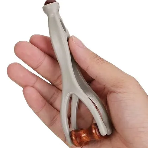 Wooden Hand Massager Roller & Acupressure Comb