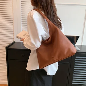 Minissimi Free Sample Pu Fashion Hot Sale Tas Bahu Solid Winter Portable Designer Purses Bags Shoulder Bag for Women