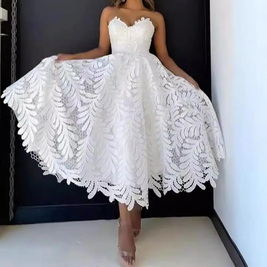 sleeveless off the shoulder women's short white wedding dresses Sweetheart Off-Shoulder Beaded Satin Mermaid Dress with Tulle Gloves / US16 style bodice with a sultry illusion effect sleeveless off the shoulder women's