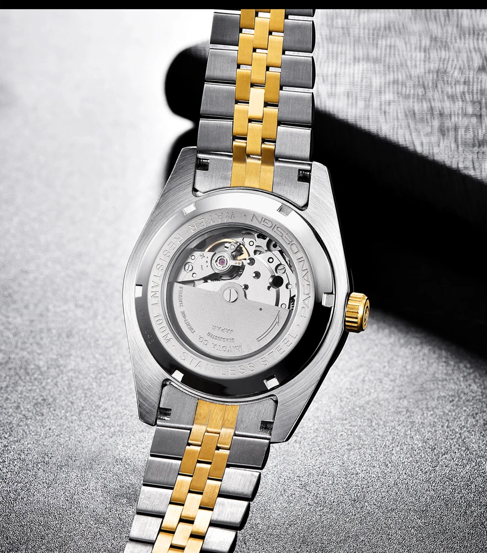 Pagani Design メンズウォッチ 日本製 NH35A ムーブメント 100M 防水 ステンレス スチール 自動巻 腕時計 (スリー バート ブラック ブルー-9) 並行輸入品 Pagani Design PD-1695 自動巻き時計 NH35  | パガ－ニデザイン