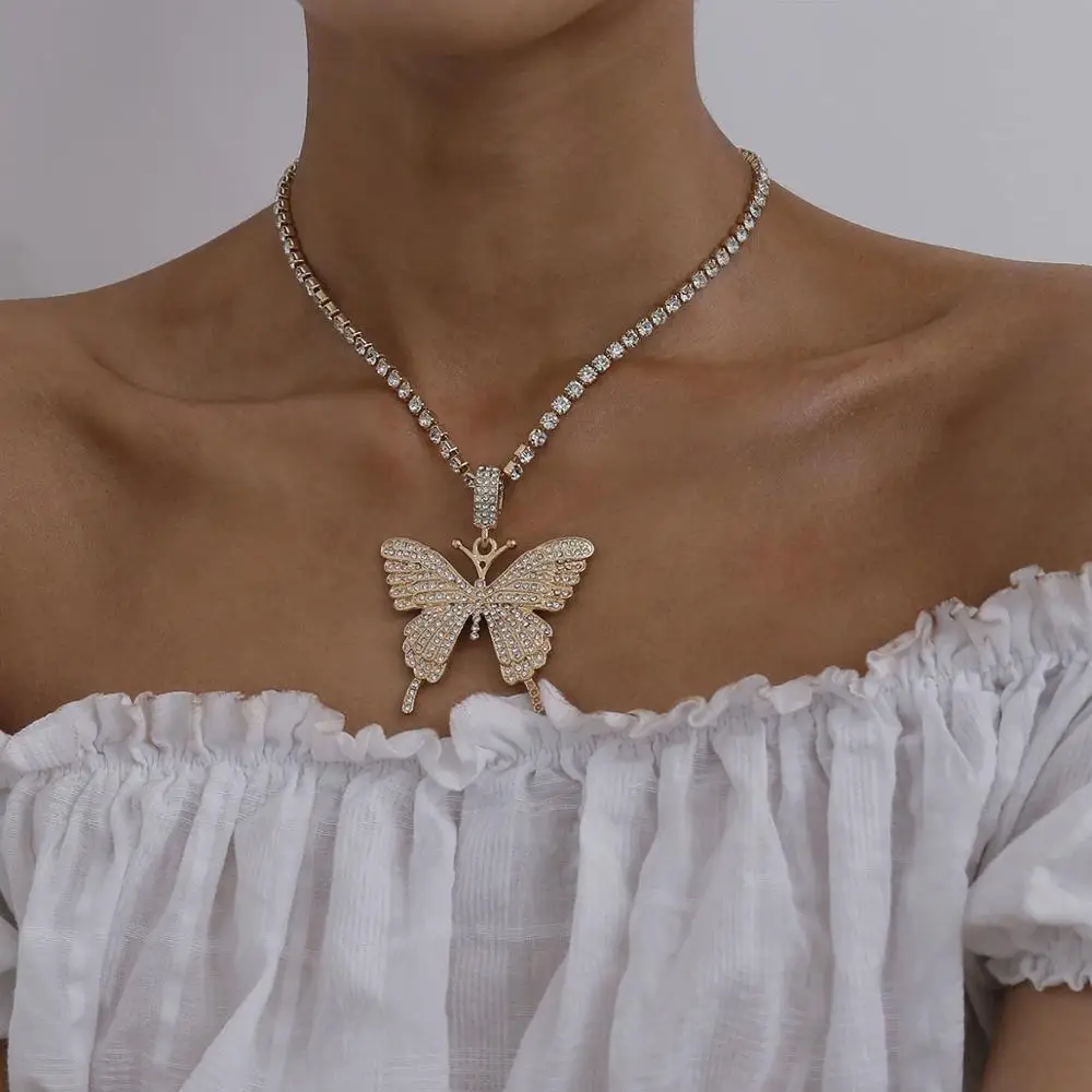 Hovanci 2020 Bohemian Exaggerated Pink Cubic Zirconia Big Butterfly Charm Pendant Necklace Cz Tennis Butterfly Choker Necklace Buy Butterfly Pendant Necklace Tennis Chain Butterfly Necklace Zirconia Butterfly Choker Necklace Product On Alibaba Com