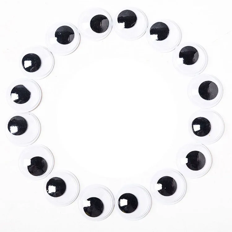 Christmas Wiggle Googly Eyes Black Self-Adhesive DIY Scrapbooking Crafts -  China Wiggle Eyes and Google Eyes price