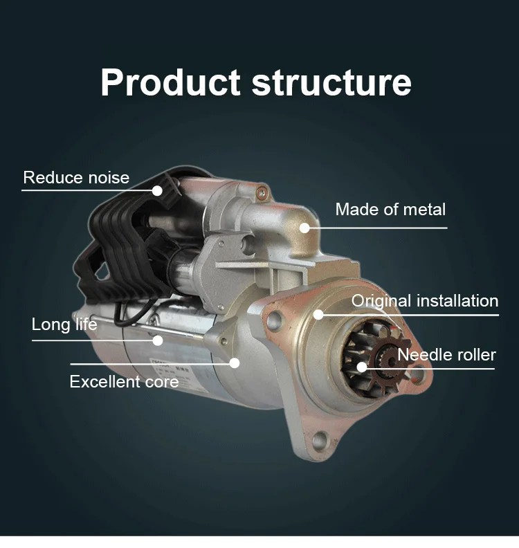 Reduce Noise 12v Starter Motor Rpm 612600090340 Car Starters Truck