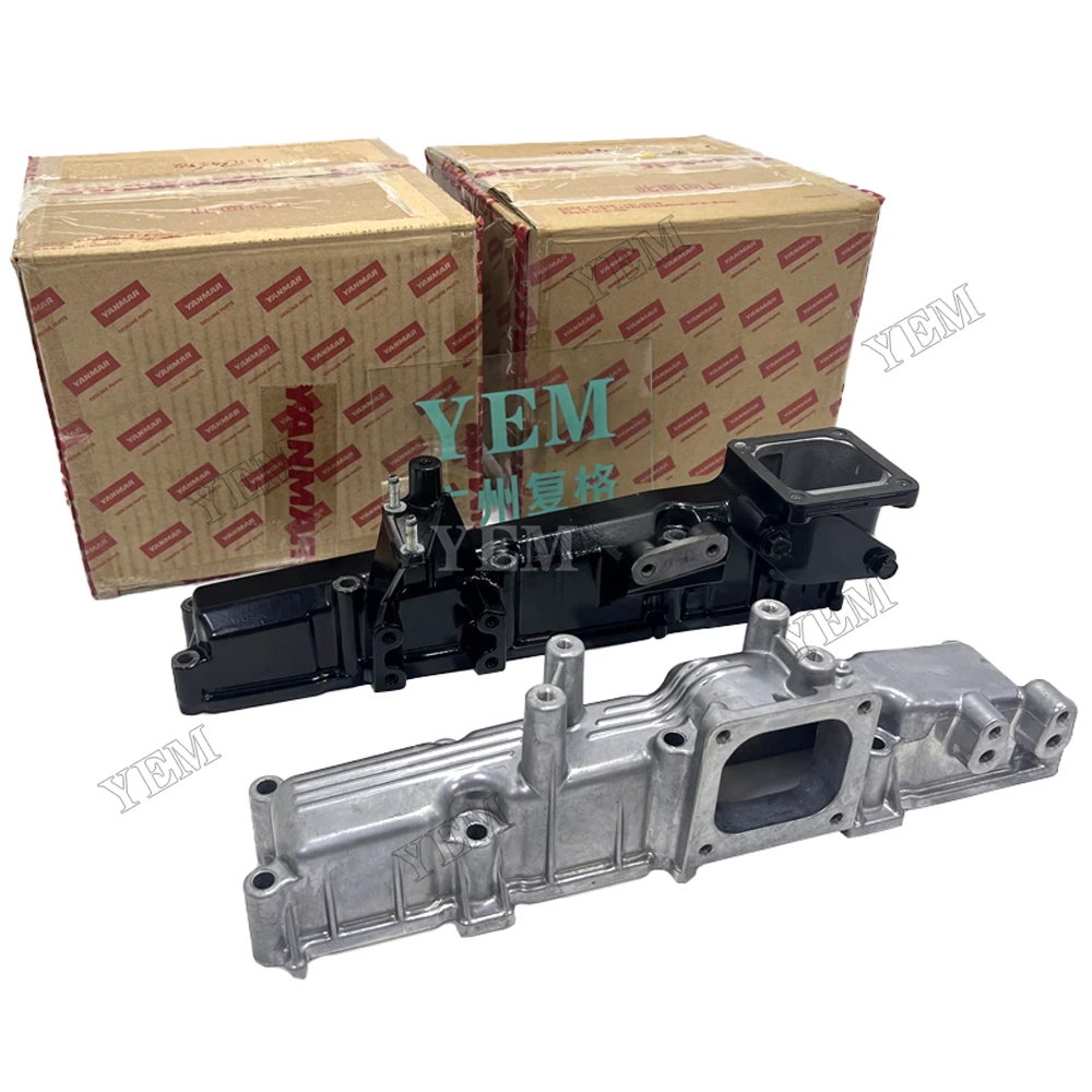 China Supplier Fits for Yanmar Engine 4TNE98 4TNV106 4TNV82 4TNV84 Intake Manifold Excavator Tractor Parts Inlet Manifold
