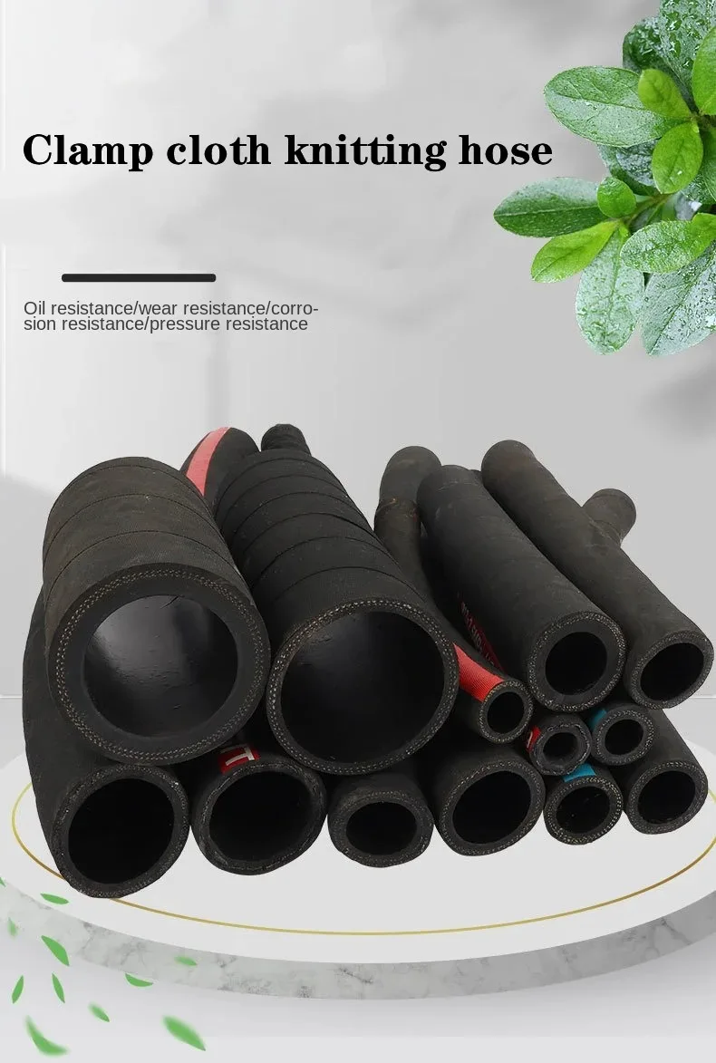 Meridian Rubber Hose Low Pressure Clamps Water Hose Black Low Pressure