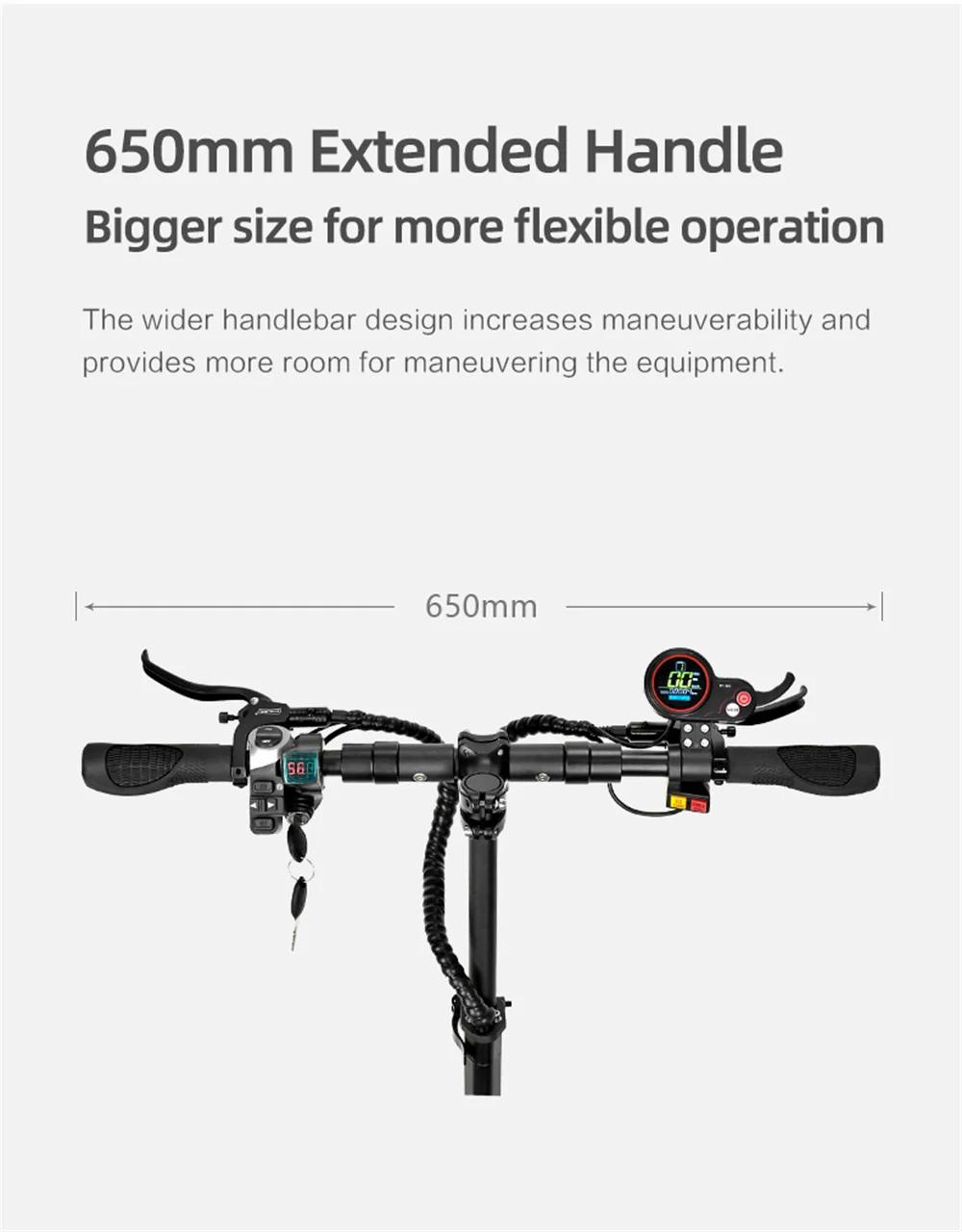 NFC/Password Start 11 Inch Off Road Scooter 38Ah Battery 100-120km Range 60V 6000W 80kmh 50mph Foldable Adult Electric Scooter