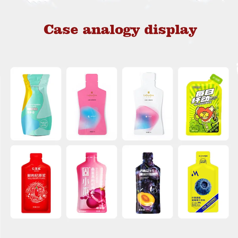 Custom Printed Bottle Shaped Die-cut Pouch for Shampoo and Conditioner Matte Finish Cosmetic Sachet for Skincare Samples