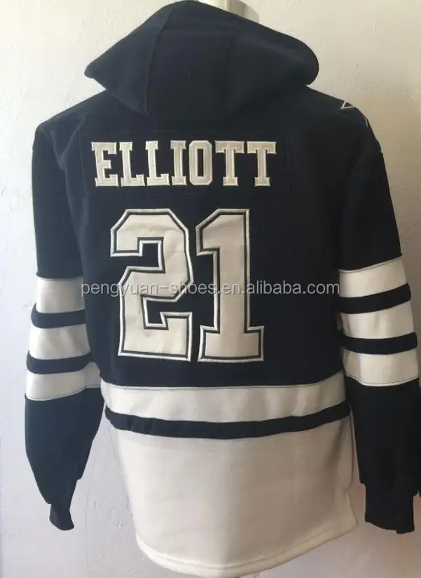 Dallas cowboys elliott 21 / dak Prescott 4 jersey style hoodie