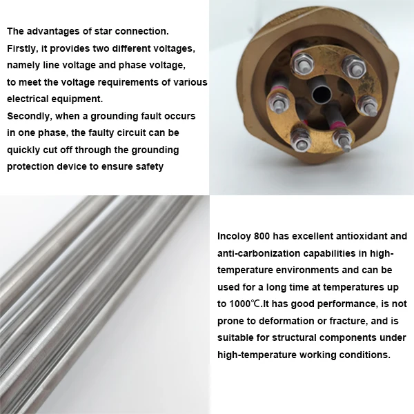flange Electric Heating Tube