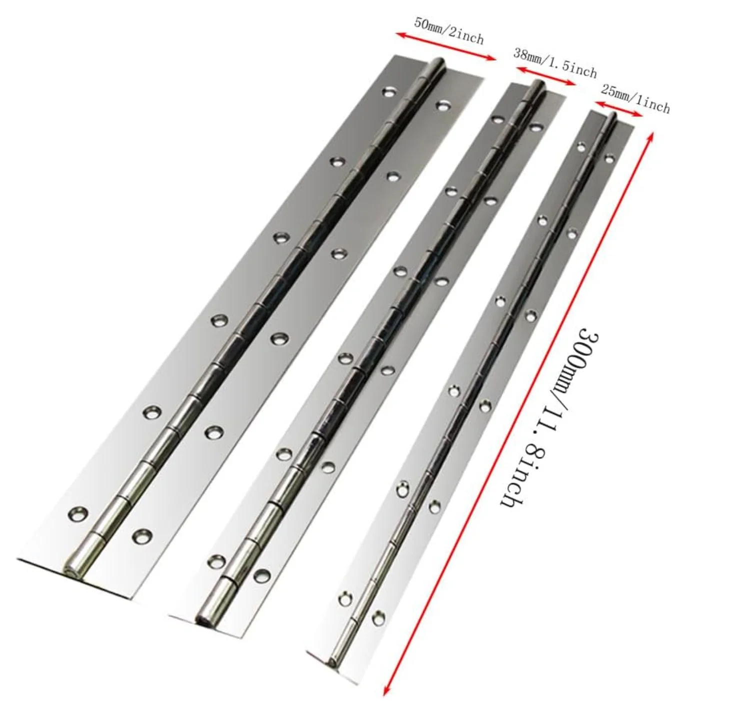 Divine Heavy Stainless Continuous Furniture Door Piano Hinge