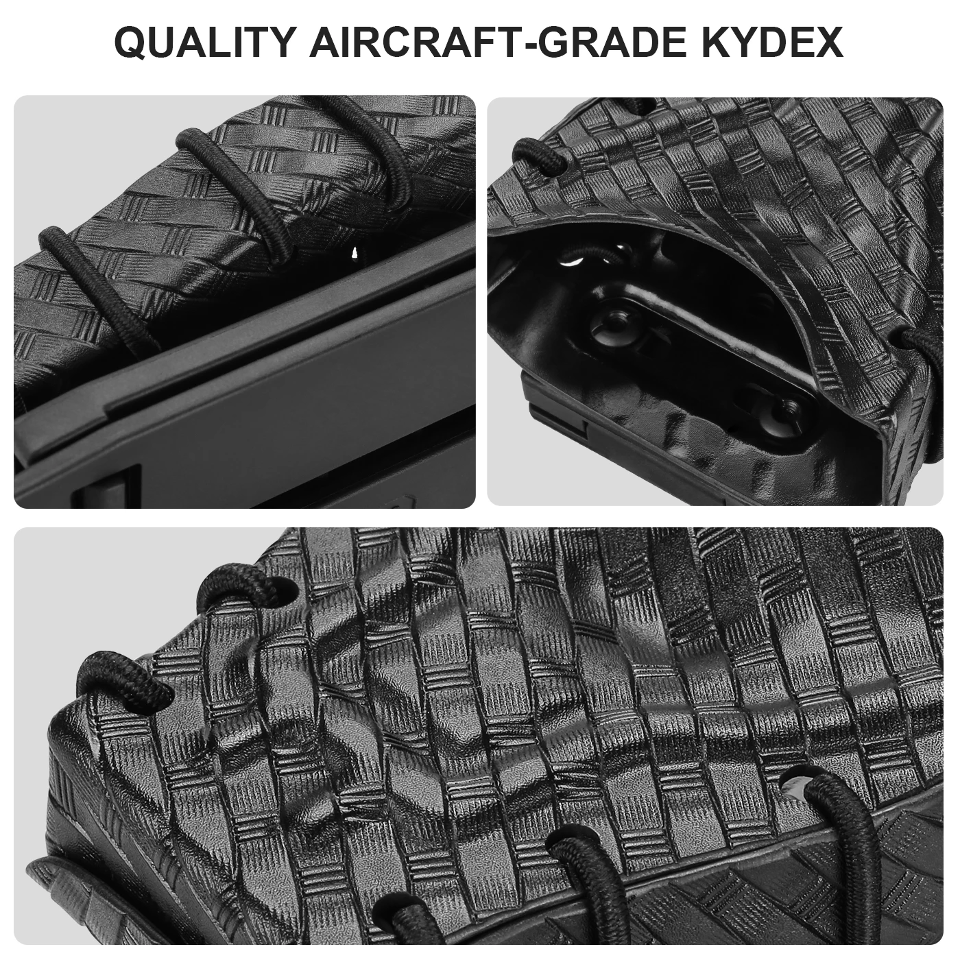 Carbon Fiber Kydex Handcuff Case Fit Hinged&chain Handcuff Molle/belt