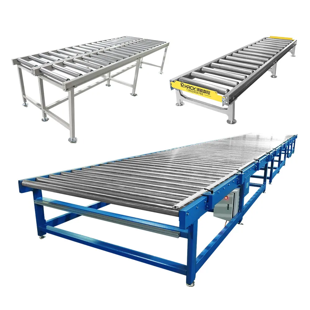 Hongrui Factory Custom Production Line Non Power Pallet Roller Conveyor