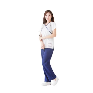 2023 Medical Scrub Uniform Nursing Scrub Spandex Stretchy Fashionable Uniforms Suit for Women