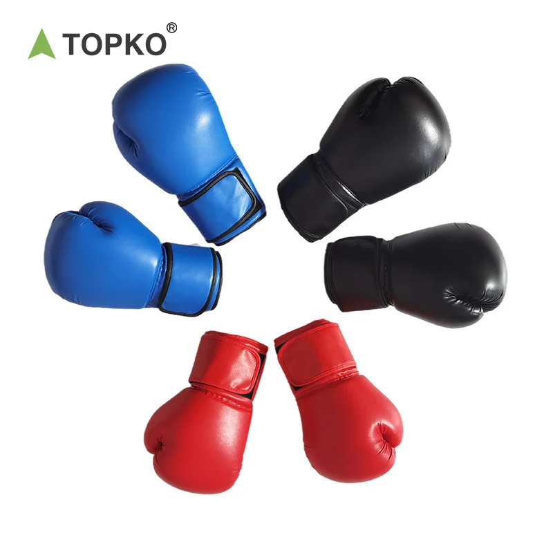 Популярные продукты TOPKO профессиональные тренировочные перчатки для борьбы оптовая продажа боксерские