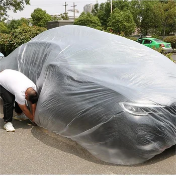 Produktbild von Wetterfester Autoschutz – Transparenter Autoschutz Für Fahrzeuge – Leichte, Faltbare Autoabdeckung, Reisefreundlich, Regenbeständig, Schutz Für LKWs, SUVs, Wohnmobile Und Mehr