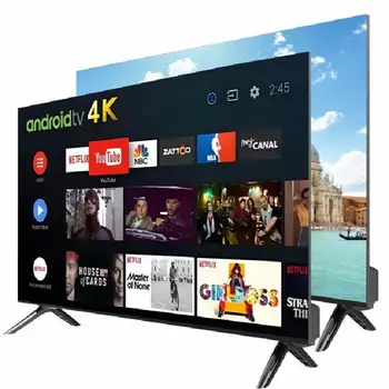 32 43 50 55 65 75 Inch 4K ULED Smart Televisions Android TV 75 in Led Tv