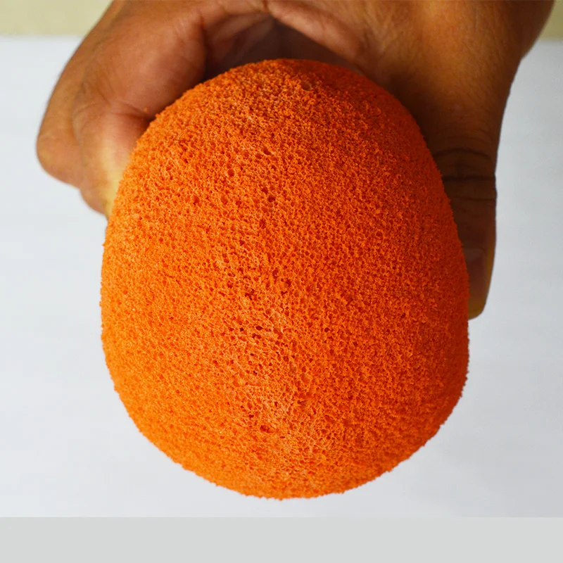 Cleaning Pipeline Cleaning Rubber Sponge Ball For Concrete Pump Spare