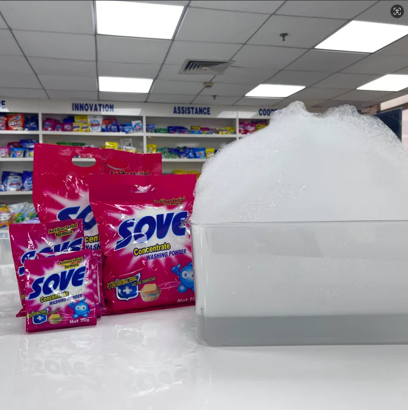 Popular Factory Brand SOVE  Washing Powder Production Line Best Quality Cheap Price Wholesale Soap Powder Washing Powder