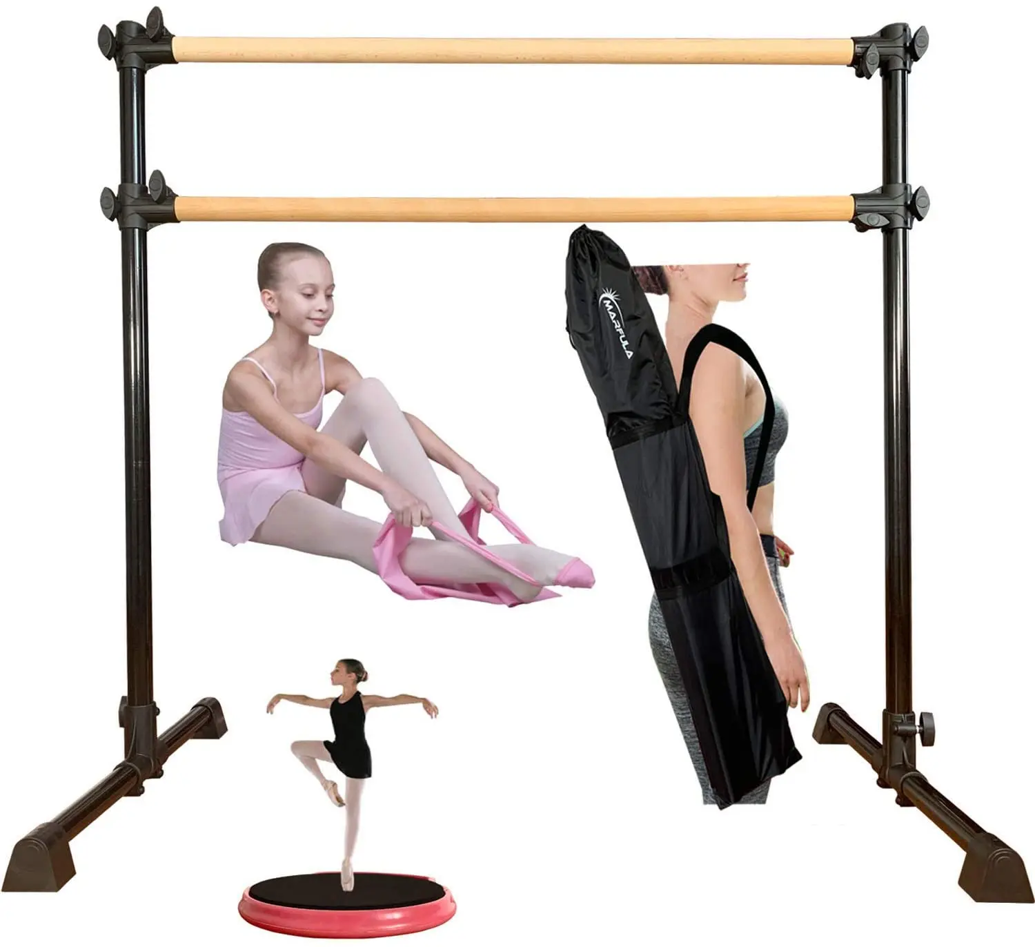 47 Portable Freestanding Ballet Barre for Home School Dancing