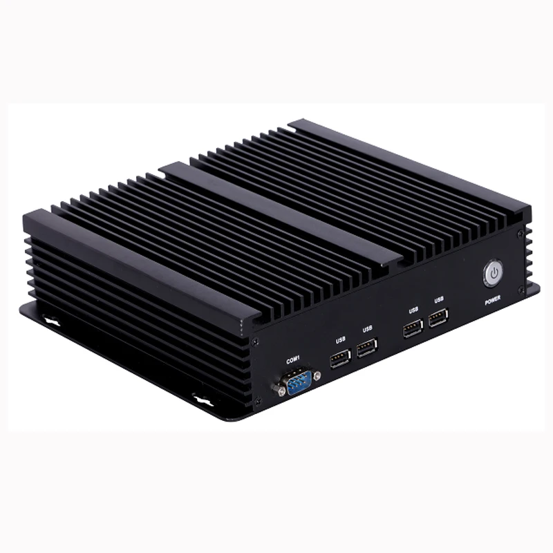 Dual LAN Display Mini Fanless PC RS485 Mini Embedded Computer with AU US CN Plugs New Product
