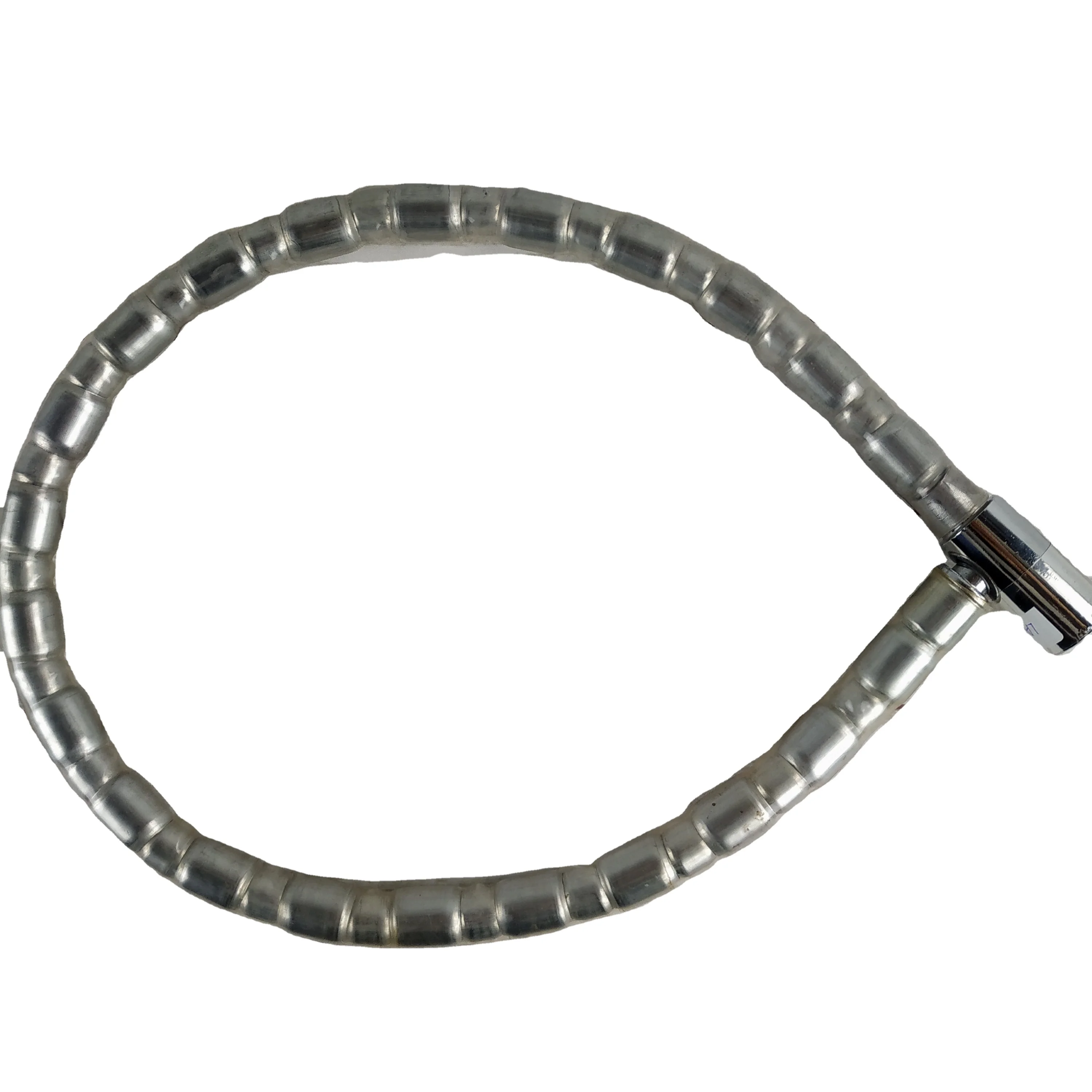 Bicycle Joint Lock with Round Copper Keys Safety Bike Accessories Motorcycle Double-section Snake Lock