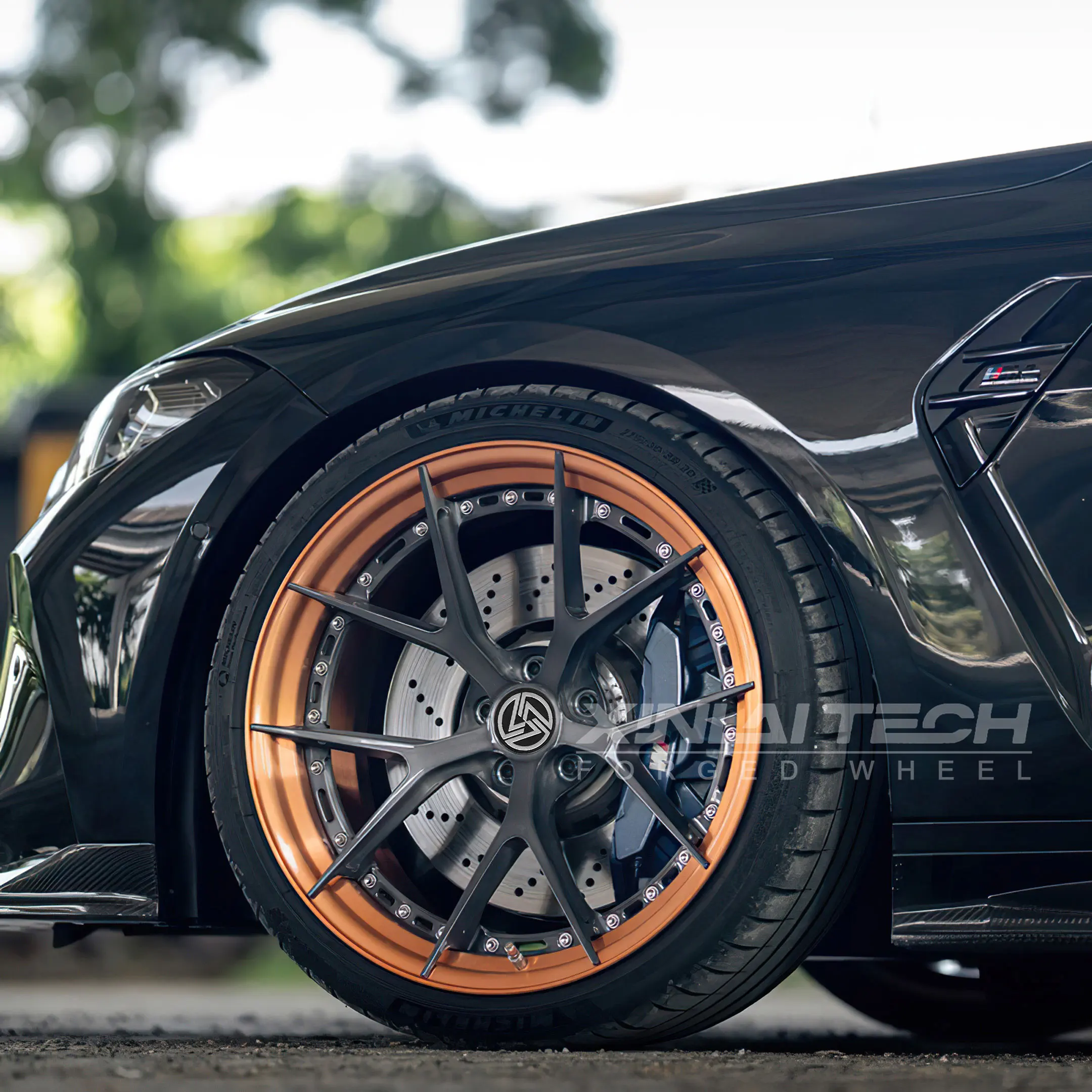 XL 2-piece Wheels 18 19 20 21 22 Inch 5x100 5x112 5x114.3 5x120 for Audi A4 A5 A6 BMW 3 / 5 Series Lexus GS350 Forged Wheel - Image 1
