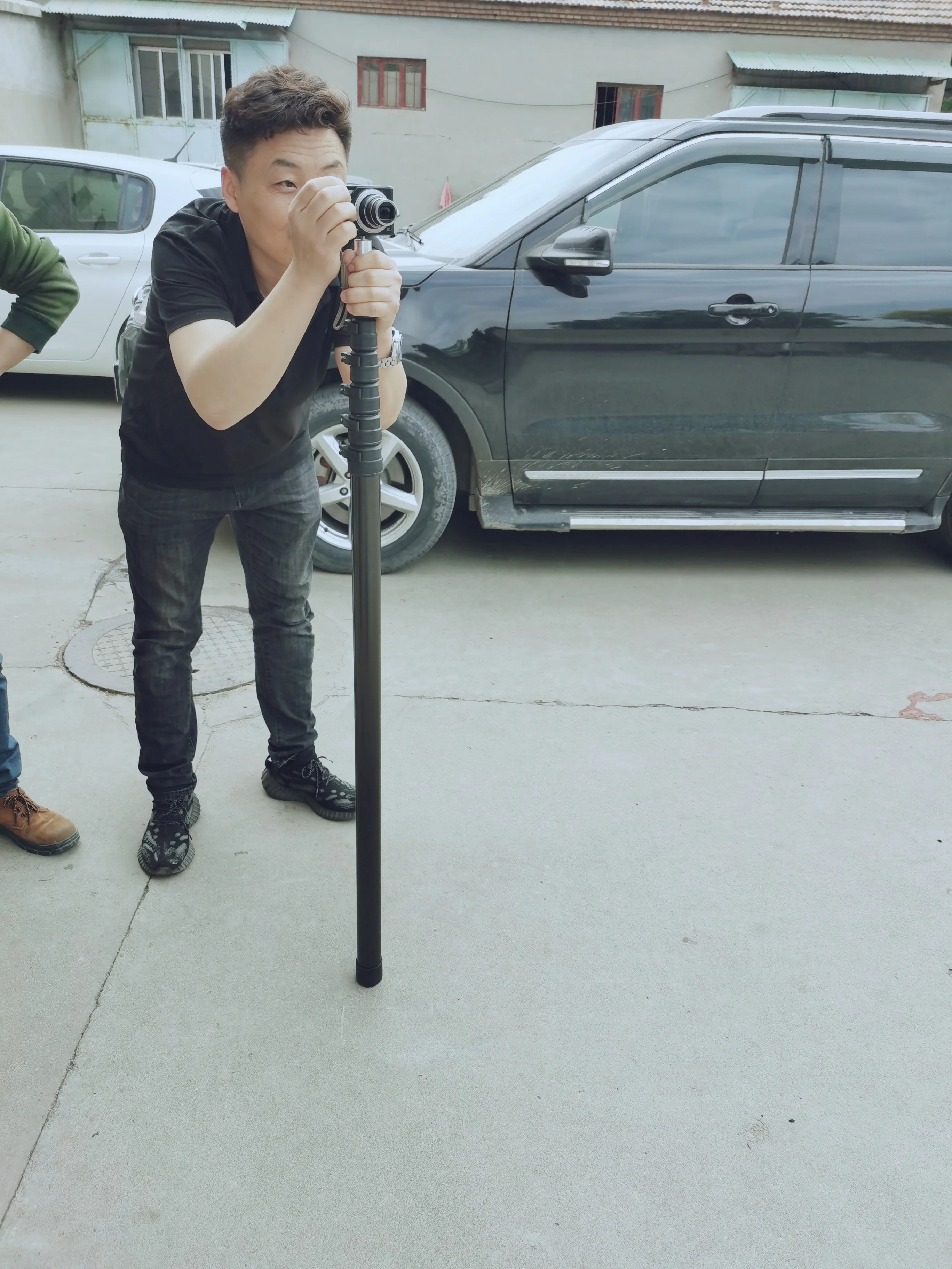 7 Meter 9 Meter 15 Meter Strong and Stable Carbon Fiber  Telescopic Tripod Pole for Camera