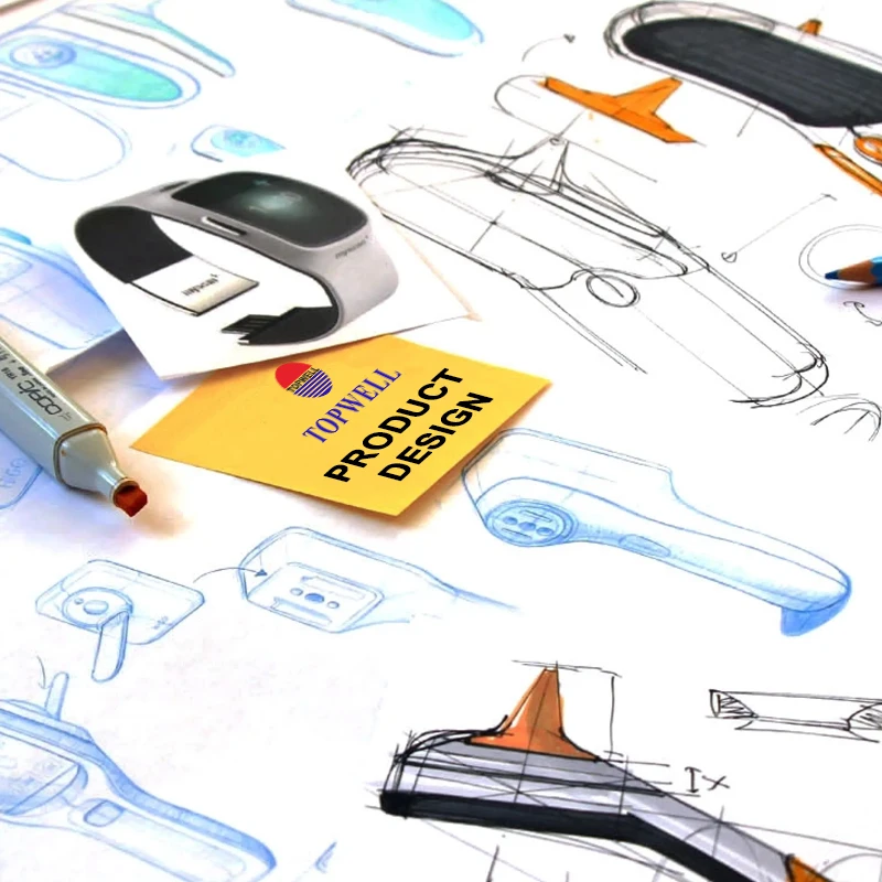 Изготовленный на заказ промышленный Креативный дизайн домашнего электронного продукта и разработка прототипа Topwell для производства