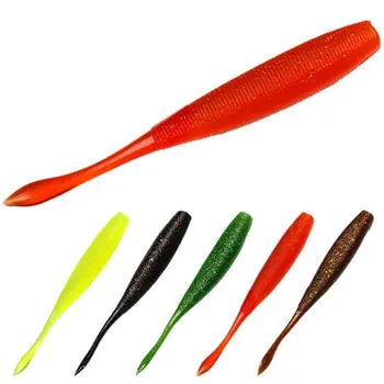 Soft Tail Lure Bait 12cm 9.7g PVC Wobbler Worm Slot Swim Baits for Sea Bass Fishing Wholesale – Soft Lure – view 2
