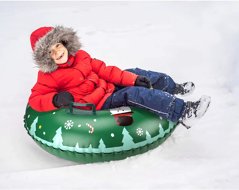 Swimbobo comfort Take Firm Grip Christmas Money Adult and Kids Inflatable Sports Ski Ring Float Snow Tube