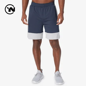 Custom Logo Men Gym Short Blank Color Block Sports Men'S Gym Casual Shorts Plus Size Men's Shorts