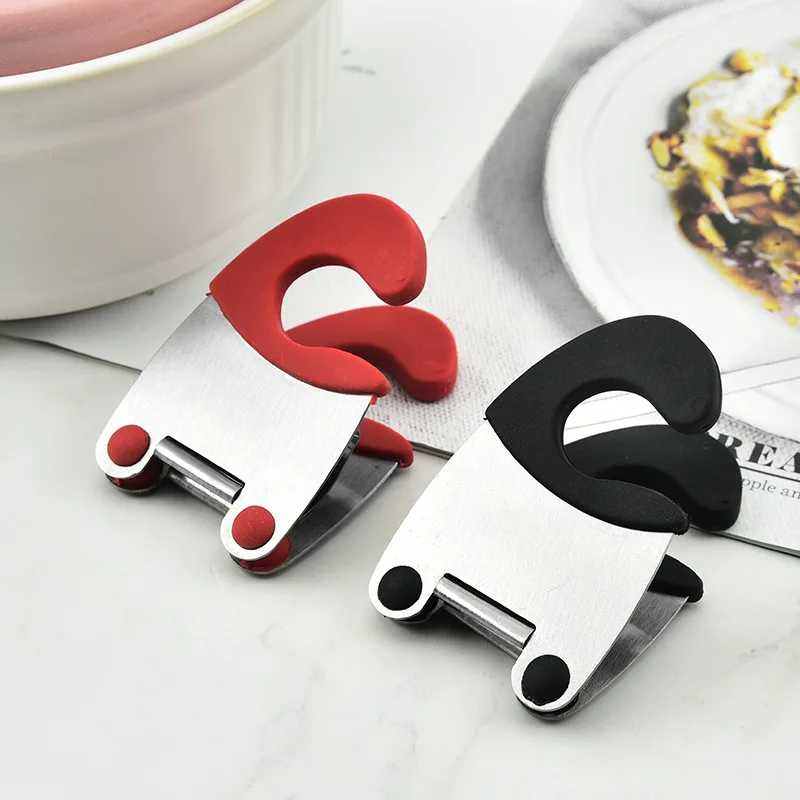 Spoon Holder Clip/Pot Side Clips Anti-Scalding Kitchen Gadgets