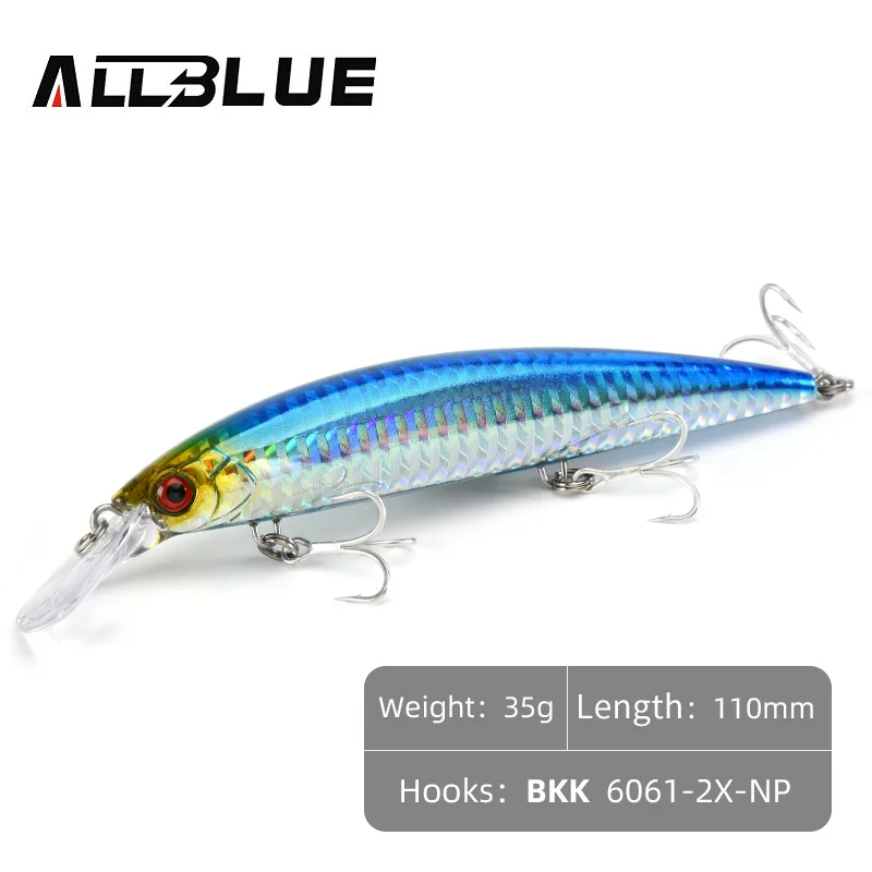 ALLBLUE HEAVY WEIGHT MINNOW 90mm 25g