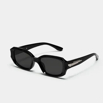 wholesale full-frame fashion European and American retro rectangular senior sunglasses sunglasses shades 2023